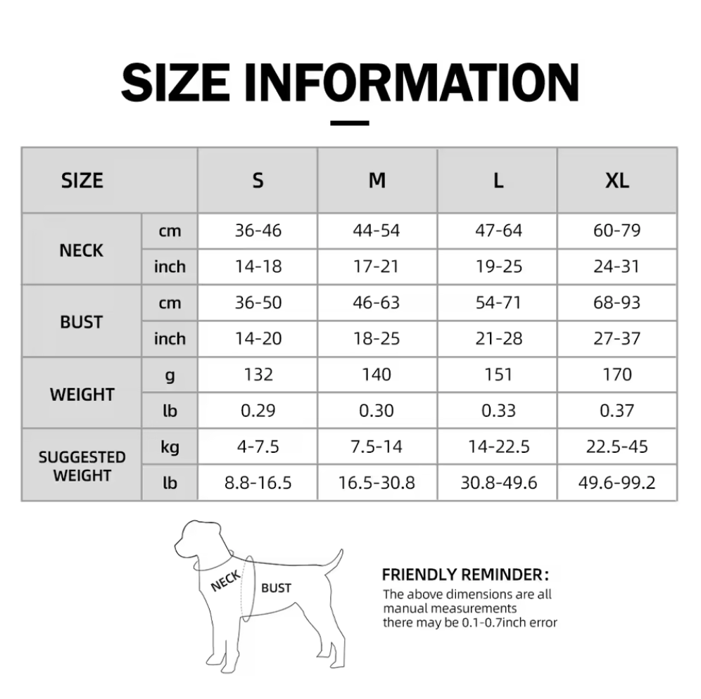 Atmungsaktives Hundegeschirr mit Reflektor & AirTag (Nude)